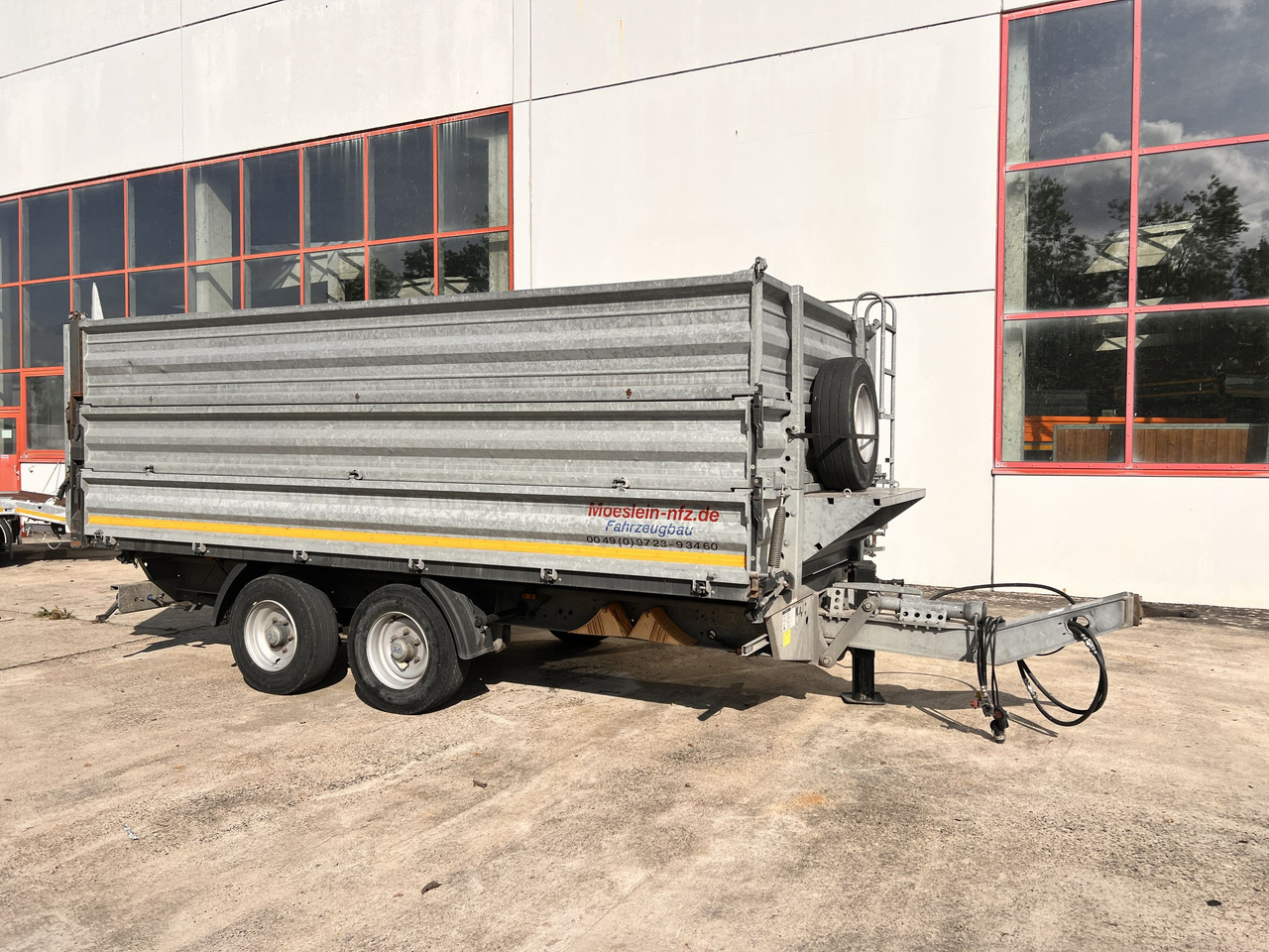 Möslein TDS 13 Schwebheim 13 t Tandemkipper- Tieflader, Aufsatzbordwände - Ρυμούλκα ανατρεπόμενο: φωτογραφία 4 Möslein TDS 13 Schwebheim 13 t Tandemkipper- Tieflader, Aufsatzbordwände - Ρυμούλκα ανατρεπόμενο: φωτογραφία 4
