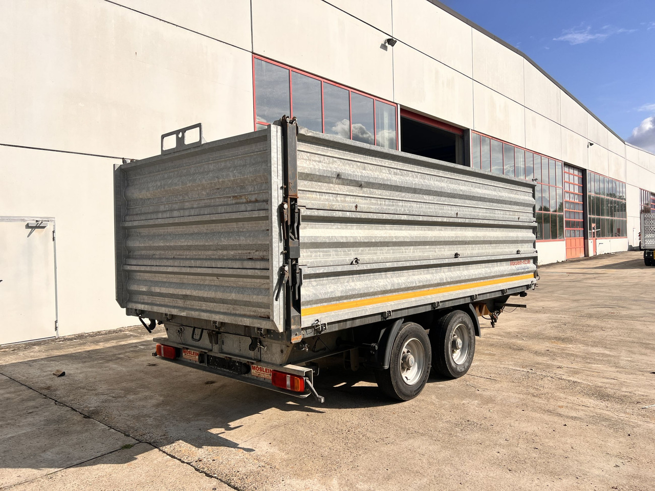 Möslein TDS 13 Schwebheim 13 t Tandemkipper- Tieflader, Aufsatzbordwände - Ρυμούλκα ανατρεπόμενο: φωτογραφία 2 Möslein TDS 13 Schwebheim 13 t Tandemkipper- Tieflader, Aufsatzbordwände - Ρυμούλκα ανατρεπόμενο: φωτογραφία 2