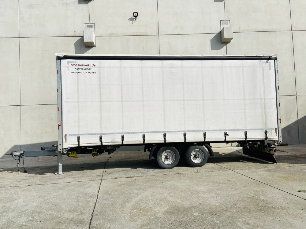 Möslein TP 11 Schwebheim Tandem- Schiebeplanenanhänger zum Durchladen - Τρέιλερ κουρτίνα: φωτογραφία 1 Möslein TP 11 Schwebheim Tandem- Schiebeplanenanhänger zum Durchladen - Τρέιλερ κουρτίνα: φωτογραφία 1