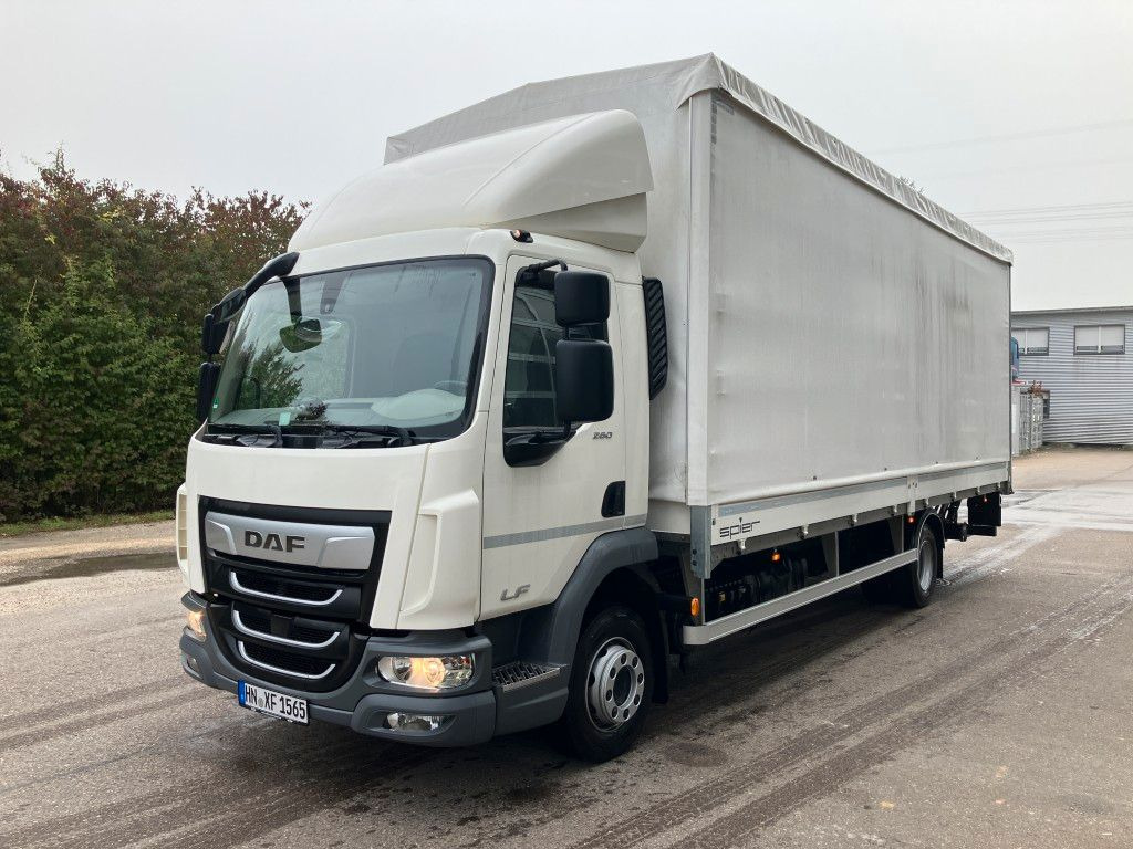 DAF FA LF 260 12t Spier Pritsche Plane LBW - Φορτηγό μουσαμάς: φωτογραφία 1 DAF FA LF 260 12t Spier Pritsche Plane LBW - Φορτηγό μουσαμάς: φωτογραφία 1