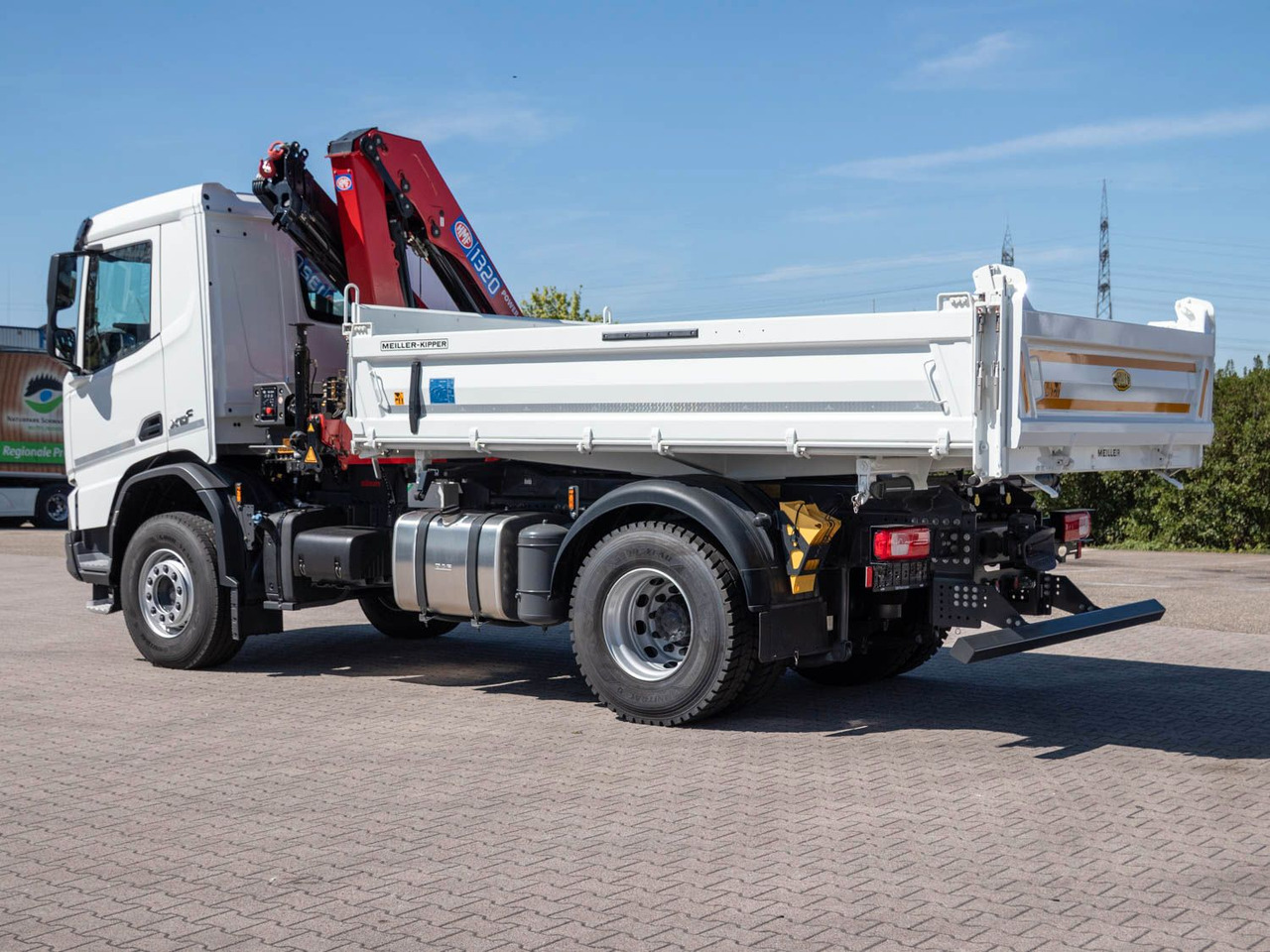 DAF FA XDC 370 Krankipper DAF XDC 370 FA Meiller Krankipper HMF - Φορτηγό με γερανό, Φορτηγό ανατρεπόμενο: φωτογραφία 5 DAF FA XDC 370 Krankipper DAF XDC 370 FA Meiller Krankipper HMF - Φορτηγό με γερανό, Φορτηγό ανατρεπόμενο: φωτογραφία 5