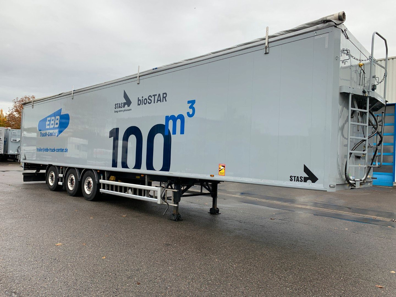 Stas bioSTAR ca 100 cbm 14,9 m Innenlänge - Επικαθήμενο μεταφορική βουτσάς: φωτογραφία 2 Stas bioSTAR ca 100 cbm 14,9 m Innenlänge - Επικαθήμενο μεταφορική βουτσάς: φωτογραφία 2