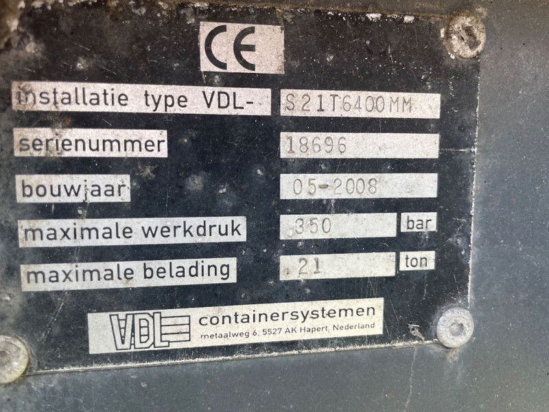 Φορτηγό με σύστημα καλωδίων DAF CF 85 360 6x2 vdl 21 T haak: φωτογραφία 9 Φορτηγό με σύστημα καλωδίων DAF CF 85 360 6x2 vdl 21 T haak: φωτογραφία 9