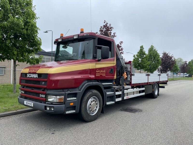 Scania T114-340 TORPEDO + KRAAN - Φορτηγό με γερανό: φωτογραφία 1 Scania T114-340 TORPEDO + KRAAN - Φορτηγό με γερανό: φωτογραφία 1