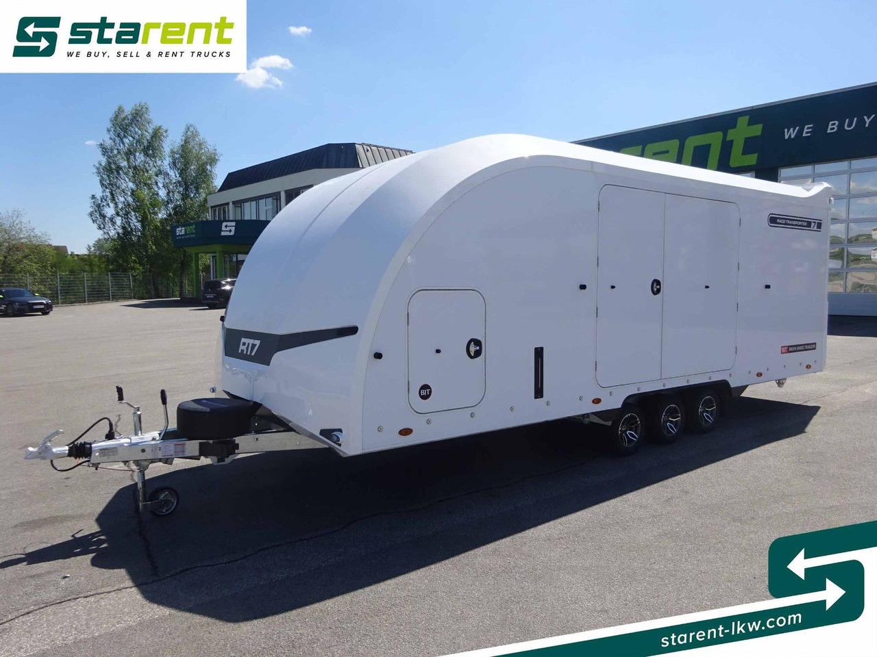 Brian James Trailers Race Transporter 7, Seilwinde - Ρυμούλκα αυτοκινητάμαξα: φωτογραφία 1 Brian James Trailers Race Transporter 7, Seilwinde - Ρυμούλκα αυτοκινητάμαξα: φωτογραφία 1