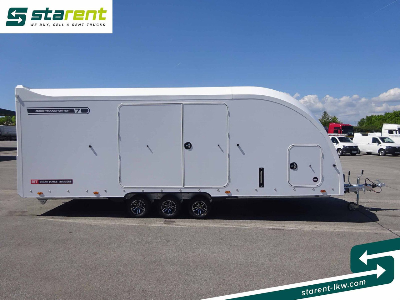 Brian James Trailers Race Transporter 7, Seilwinde - Ρυμούλκα αυτοκινητάμαξα: φωτογραφία 4 Brian James Trailers Race Transporter 7, Seilwinde - Ρυμούλκα αυτοκινητάμαξα: φωτογραφία 4