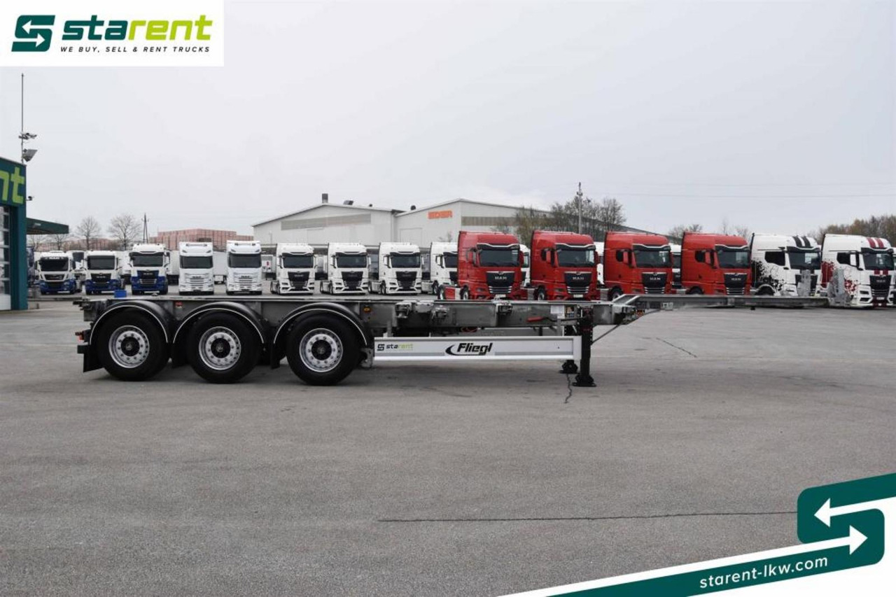Fliegl Containerchassis ADR 1x20/2x20/1x30/1x40/1x45 - Επικαθήμενο μεταφοράς εμπορευματοκιβωτίων/ Κινητό αμάξωμα: φωτογραφία 4 Fliegl Containerchassis ADR 1x20/2x20/1x30/1x40/1x45 - Επικαθήμενο μεταφοράς εμπορευματοκιβωτίων/ Κινητό αμάξωμα: φωτογραφία 4