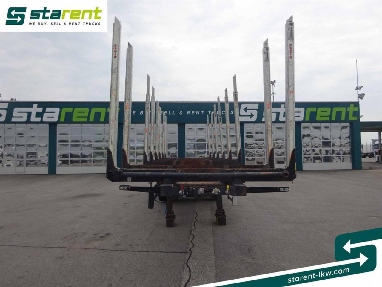 Hangler Holzrungen Auflieger Exte Rungen Lift-A Lenkachse - Ημιρυμουλκούμενο μεταφοράς ξυλείας: φωτογραφία 2 Hangler Holzrungen Auflieger Exte Rungen Lift-A Lenkachse - Ημιρυμουλκούμενο μεταφοράς ξυλείας: φωτογραφία 2