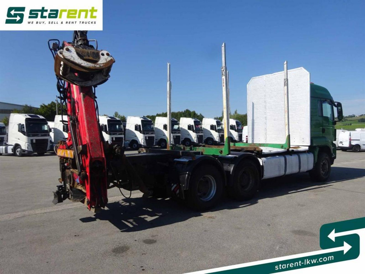 MAN TGS 26.480 6x6 Holzaufbau mit Kran, Palfinger 120Z - Φορτηγό ξυλείας: φωτογραφία 5 MAN TGS 26.480 6x6 Holzaufbau mit Kran, Palfinger 120Z - Φορτηγό ξυλείας: φωτογραφία 5