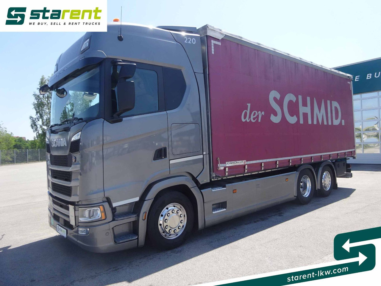 Scania S500 Planen Aufbau Schwarzmüller 6x2, Standklima - Φορτηγό μουσαμάς: φωτογραφία 1 Scania S500 Planen Aufbau Schwarzmüller 6x2, Standklima - Φορτηγό μουσαμάς: φωτογραφία 1