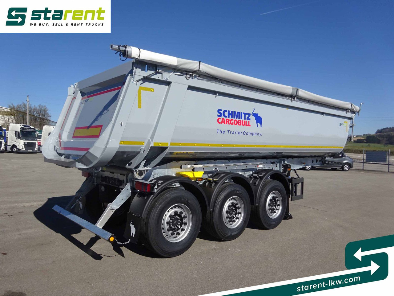 Schmitz Cargobull 3-Achs Kipper, 24m³, Liftachse, Alu Felgen - Επικαθήμενο ανατρεπόμενο: φωτογραφία 5 Schmitz Cargobull 3-Achs Kipper, 24m³, Liftachse, Alu Felgen - Επικαθήμενο ανατρεπόμενο: φωτογραφία 5