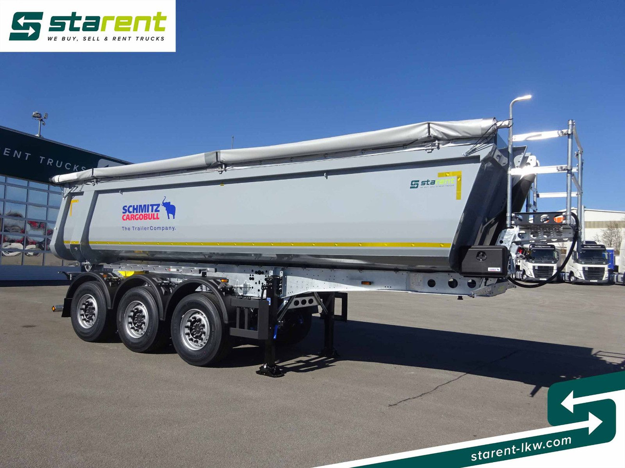Schmitz Cargobull 3-Achs Kipper, 24m³, Liftachse, Alu Felgen - Επικαθήμενο ανατρεπόμενο: φωτογραφία 3 Schmitz Cargobull 3-Achs Kipper, 24m³, Liftachse, Alu Felgen - Επικαθήμενο ανατρεπόμενο: φωτογραφία 3