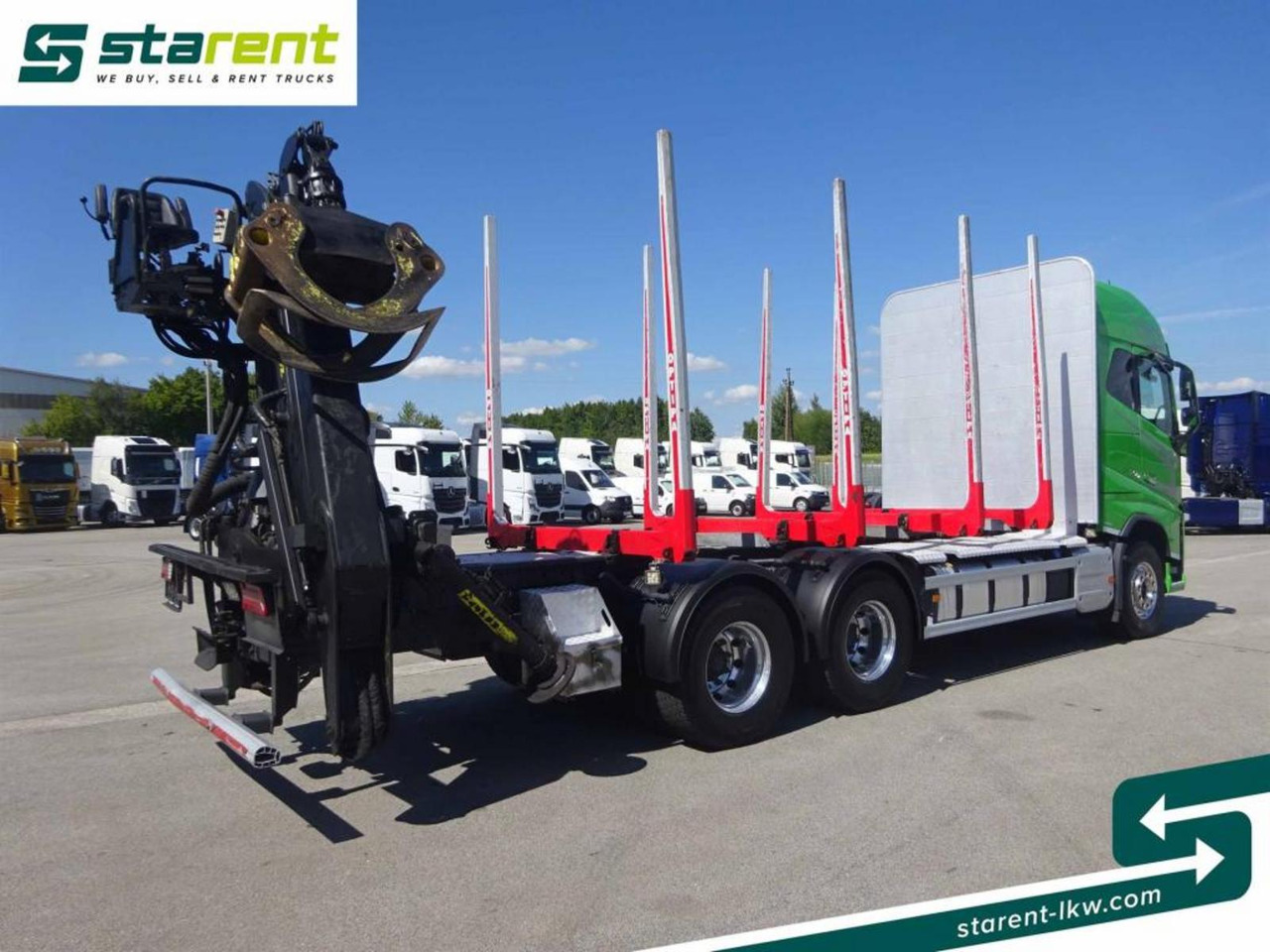 Volvo FH16 750 6x4 Holzaufbau mit Kran (Tajfun LIV120Z) - Φορτηγό ξυλείας: φωτογραφία 5 Volvo FH16 750 6x4 Holzaufbau mit Kran (Tajfun LIV120Z) - Φορτηγό ξυλείας: φωτογραφία 5