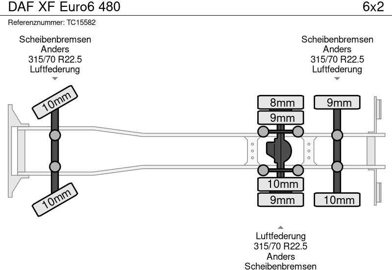 Leasing DAF XF Euro6 480 DAF XF Euro6 480: φωτογραφία 7
