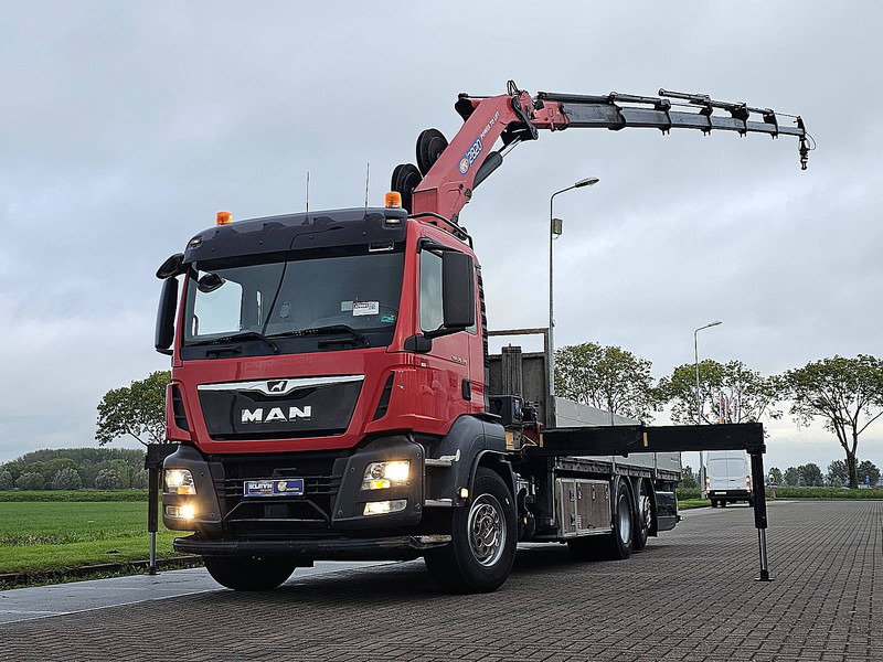 MAN 26.320 TGS 6X2-4 HMF 2820 K6 - Φορτηγό με ανοιχτή καρότσα, Φορτηγό με γερανό: φωτογραφία 1 MAN 26.320 TGS 6X2-4 HMF 2820 K6 - Φορτηγό με ανοιχτή καρότσα, Φορτηγό με γερανό: φωτογραφία 1