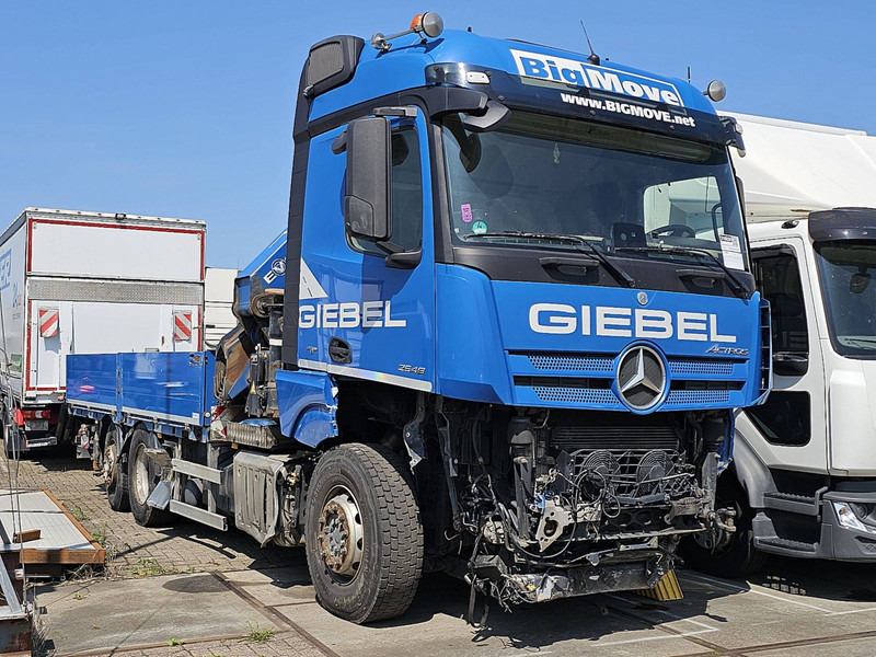 Mercedes-Benz ACTROS 2548 - Φορτηγό με ανοιχτή καρότσα, Φορτηγό με γερανό: φωτογραφία 5 Mercedes-Benz ACTROS 2548 - Φορτηγό με ανοιχτή καρότσα, Φορτηγό με γερανό: φωτογραφία 5