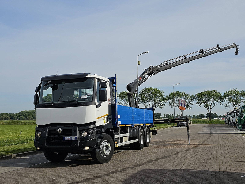 Renault K 430 HIAB 188ES4 - Φορτηγό με ανοιχτή καρότσα, Φορτηγό με γερανό: φωτογραφία 2 Renault K 430 HIAB 188ES4 - Φορτηγό με ανοιχτή καρότσα, Φορτηγό με γερανό: φωτογραφία 2