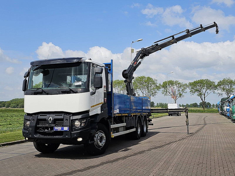 Renault K 430 HIAB 188ES4 - Φορτηγό με ανοιχτή καρότσα, Φορτηγό με γερανό: φωτογραφία 2 Renault K 430 HIAB 188ES4 - Φορτηγό με ανοιχτή καρότσα, Φορτηγό με γερανό: φωτογραφία 2