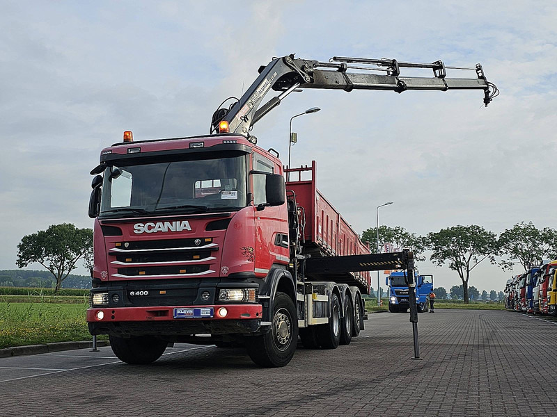 Scania G400 HIAB 211EP-3 DUO - Φορτηγό ανατρεπόμενο, Φορτηγό με γερανό: φωτογραφία 1 Scania G400 HIAB 211EP-3 DUO - Φορτηγό ανατρεπόμενο, Φορτηγό με γερανό: φωτογραφία 1