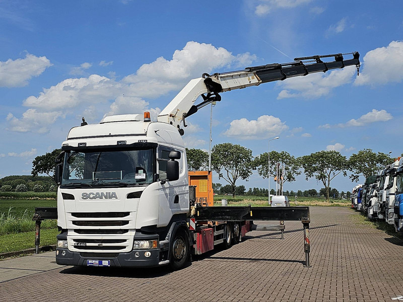 Scania R440 6X2*4 HMF 5020 K5 - Φορτηγό με ανοιχτή καρότσα, Φορτηγό με γερανό: φωτογραφία 2 Scania R440 6X2*4 HMF 5020 K5 - Φορτηγό με ανοιχτή καρότσα, Φορτηγό με γερανό: φωτογραφία 2