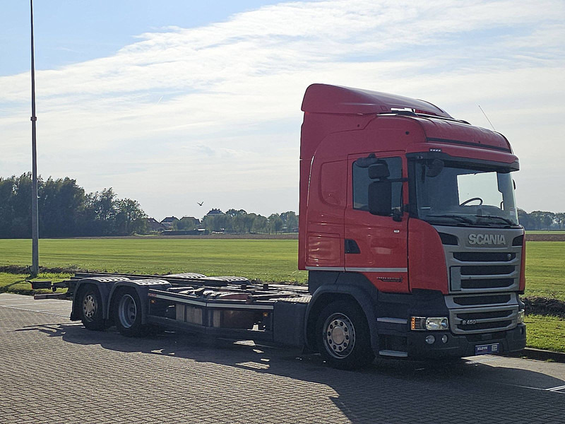 Scania R450 HL 6X2*4 RET. CROWN - Φορτηγό μεταφοράς εμπορευματοκιβωτίων/ Κινητό αμάξωμα: φωτογραφία 5 Scania R450 HL 6X2*4 RET. CROWN - Φορτηγό μεταφοράς εμπορευματοκιβωτίων/ Κινητό αμάξωμα: φωτογραφία 5
