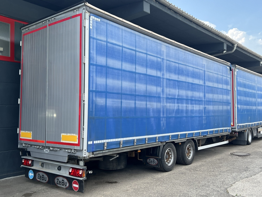 Τρέιλερ κουρτίνα Zebu 3037 Tandem 8.5m P+P Edscha Verdeck: φωτογραφία 12