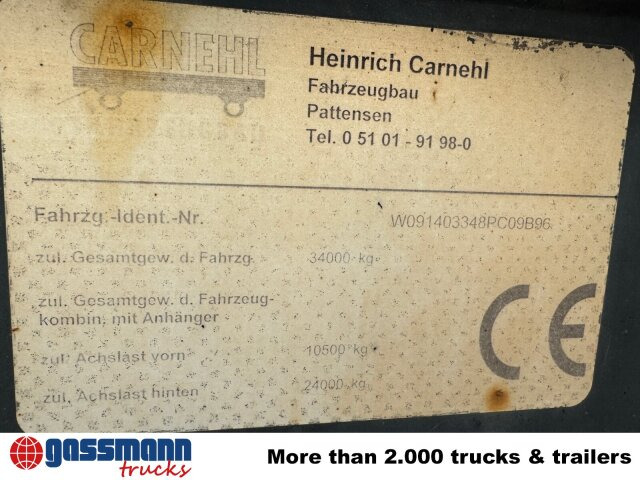 Carnehl CHKS/HH, Liftachse, Stahlmulde ca. 24m³ - Επικαθήμενο ανατρεπόμενο: φωτογραφία 3 Carnehl CHKS/HH, Liftachse, Stahlmulde ca. 24m³ - Επικαθήμενο ανατρεπόμενο: φωτογραφία 3