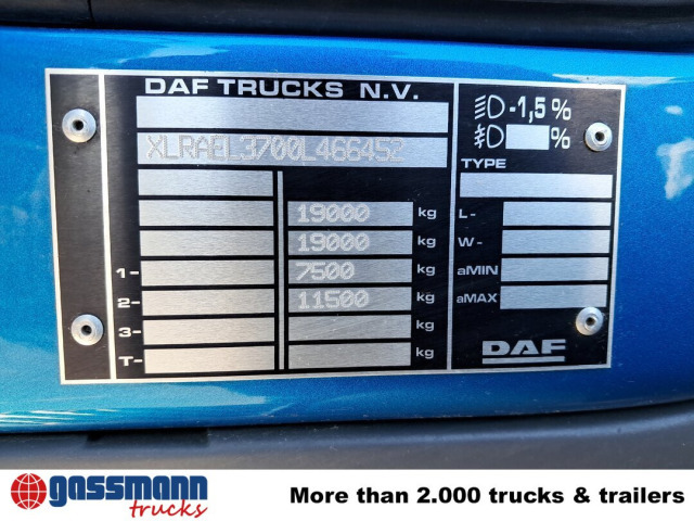 DAF LF 290 FA 4x2, Nebenantrieb, Navi - Φορτηγό σασί: φωτογραφία 4 DAF LF 290 FA 4x2, Nebenantrieb, Navi - Φορτηγό σασί: φωτογραφία 4