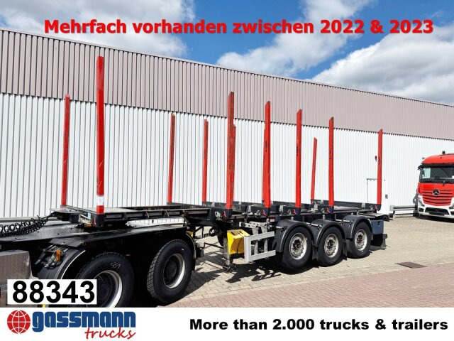 Doll LOGO H3L-14XL, Liftachse, Nachlauflenkachse, - Ημιρυμουλκούμενο μεταφοράς ξυλείας: φωτογραφία 1 Doll LOGO H3L-14XL, Liftachse, Nachlauflenkachse, - Ημιρυμουλκούμενο μεταφοράς ξυλείας: φωτογραφία 1