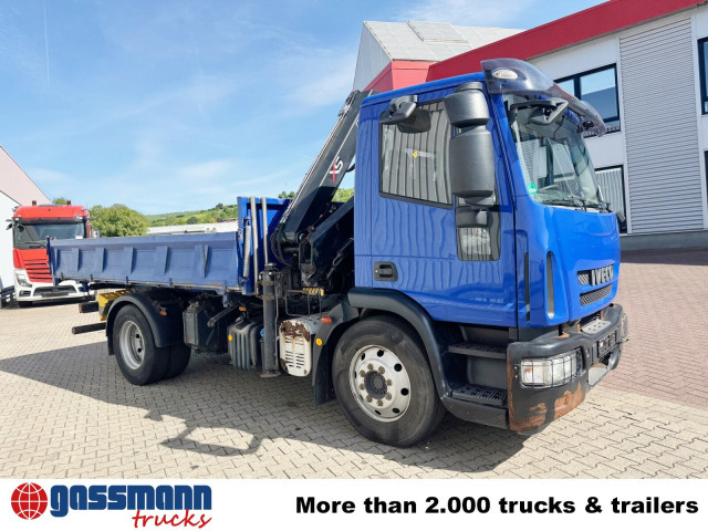 Φορτηγό ανατρεπόμενο, Φορτηγό με γερανό Iveco EuroCargo ML120E28K 4x2 mit Kran Hiab XS088 ES-3: φωτογραφία 10