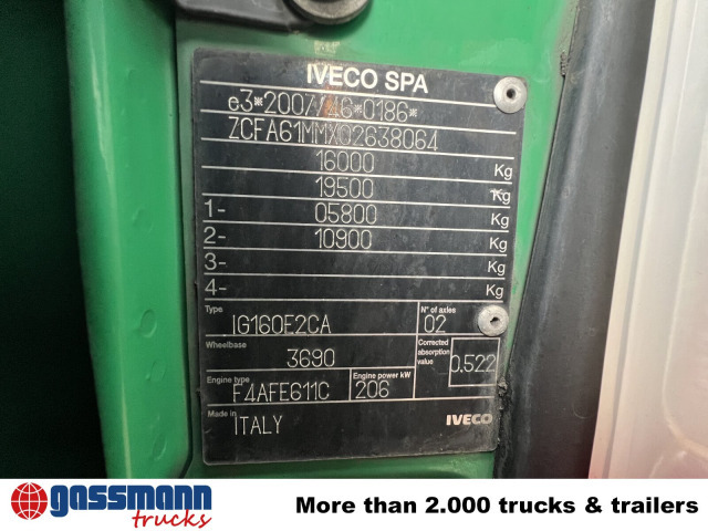 Iveco EuroCargo ML160E28 4x2 mit Kran Hiab XS 088 ES-2 - Φορτηγό ανατρεπόμενο, Φορτηγό με γερανό: φωτογραφία 5 Iveco EuroCargo ML160E28 4x2 mit Kran Hiab XS 088 ES-2 - Φορτηγό ανατρεπόμενο, Φορτηγό με γερανό: φωτογραφία 5