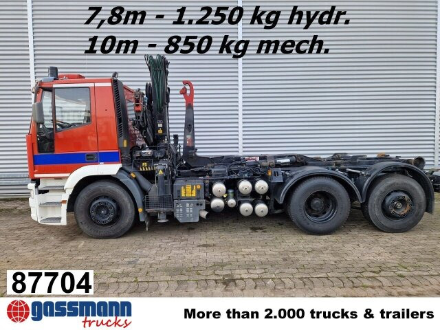 Iveco EuroTech 240E38 6x2-4, Lift-/Lenkachse, - Φορτηγό φόρτωσης γάντζου, Φορτηγό με γερανό: φωτογραφία 1 Iveco EuroTech 240E38 6x2-4, Lift-/Lenkachse, - Φορτηγό φόρτωσης γάντζου, Φορτηγό με γερανό: φωτογραφία 1