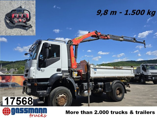 Iveco Trakker AD190T36W/T 4x4 mit Kran Palfinger PK - Φορτηγό ανατρεπόμενο, Φορτηγό με γερανό: φωτογραφία 1 Iveco Trakker AD190T36W/T 4x4 mit Kran Palfinger PK - Φορτηγό ανατρεπόμενο, Φορτηγό με γερανό: φωτογραφία 1