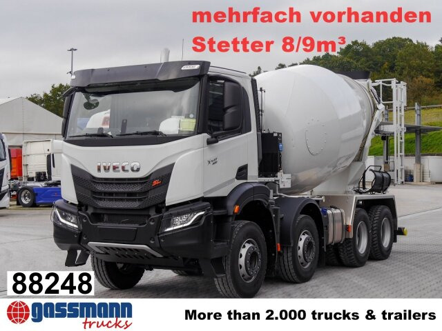 Iveco X-Way AD360X40BZ 8x4, Stetter Betonmischer ca. - Μπετονιέρα φορτηγό: φωτογραφία 1 Iveco X-Way AD360X40BZ 8x4, Stetter Betonmischer ca. - Μπετονιέρα φορτηγό: φωτογραφία 1