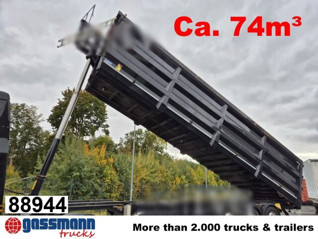 KLOOS FT 74, Stahlmulde ca. 74m³, 2x Liftachse, - Επικαθήμενο ανατρεπόμενο: φωτογραφία 1 KLOOS FT 74, Stahlmulde ca. 74m³, 2x Liftachse, - Επικαθήμενο ανατρεπόμενο: φωτογραφία 1