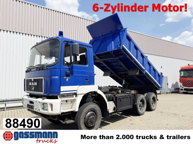 MAN 27.403 6x6 BB, EX-THW - Φορτηγό ανατρεπόμενο: φωτογραφία 1 MAN 27.403 6x6 BB, EX-THW - Φορτηγό ανατρεπόμενο: φωτογραφία 1