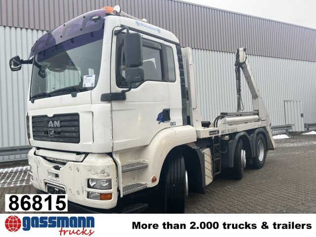 MAN TGA 26.360 6X2/4 BL, Vorlauf Lenk-Liftachse - Φορτηγό καδοφόρος φορτωτής: φωτογραφία 1 MAN TGA 26.360 6X2/4 BL, Vorlauf Lenk-Liftachse - Φορτηγό καδοφόρος φορτωτής: φωτογραφία 1