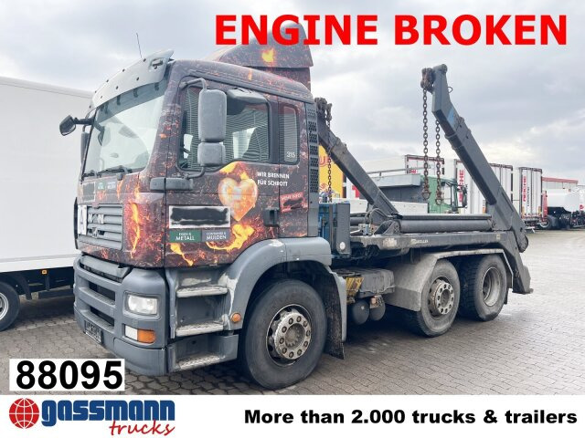 MAN TGA 26.410 6X2/4 BL, Vorlauf Lenk-Liftachse, - Φορτηγό καδοφόρος φορτωτής: φωτογραφία 1 MAN TGA 26.410 6X2/4 BL, Vorlauf Lenk-Liftachse, - Φορτηγό καδοφόρος φορτωτής: φωτογραφία 1