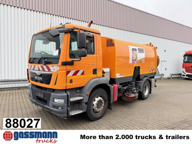 MAN TGM 18.250 4X2 BB, Kehrmaschine Brock SL200/2 - Σάρωθρο δρόμων: φωτογραφία 1 MAN TGM 18.250 4X2 BB, Kehrmaschine Brock SL200/2 - Σάρωθρο δρόμων: φωτογραφία 1