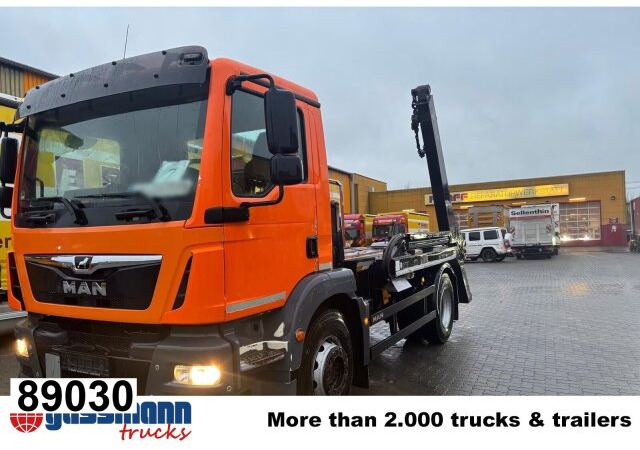 MAN TGM 18.290 4x2 BB, Tele-Absetzer - Φορτηγό καδοφόρος φορτωτής: φωτογραφία 1 MAN TGM 18.290 4x2 BB, Tele-Absetzer - Φορτηγό καδοφόρος φορτωτής: φωτογραφία 1