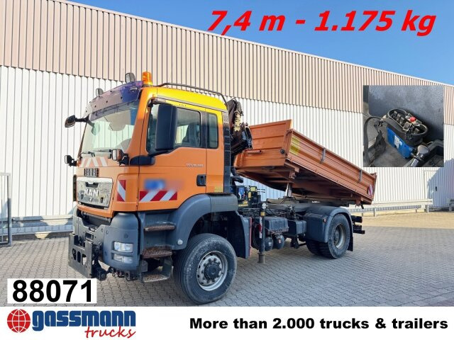 MAN TGS 18.320 4x4 BL, Wechselsystem, - Φορτηγό ανατρεπόμενο, Φορτηγό με γερανό: φωτογραφία 1 MAN TGS 18.320 4x4 BL, Wechselsystem, - Φορτηγό ανατρεπόμενο, Φορτηγό με γερανό: φωτογραφία 1