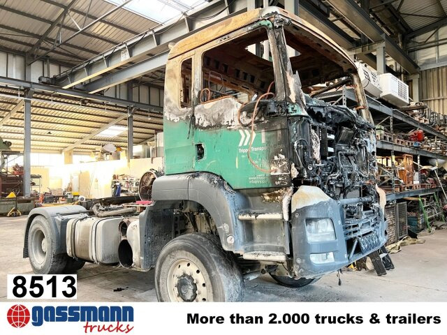 MAN TGS 18.480 4x4 BLS, VORDERACHSE, BRANDSCHADEN - Τράκτορας: φωτογραφία 1 MAN TGS 18.480 4x4 BLS, VORDERACHSE, BRANDSCHADEN - Τράκτορας: φωτογραφία 1