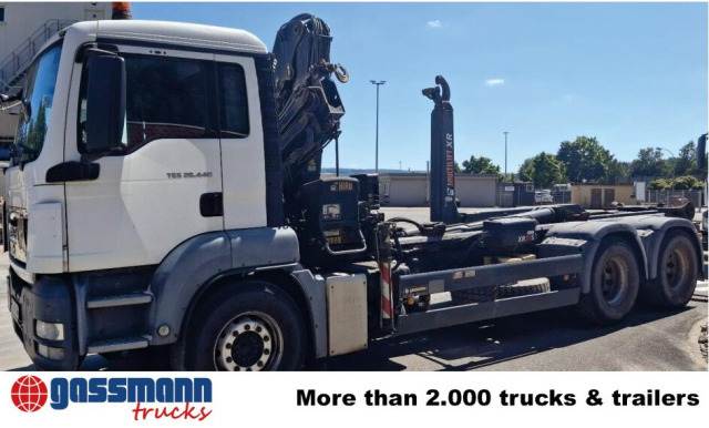 MAN TGS 26.440 BB/6x4 Hiab Kran 166 BS-2-Hiduo, - Φορτηγό φόρτωσης γάντζου, Φορτηγό με γερανό: φωτογραφία 2 MAN TGS 26.440 BB/6x4 Hiab Kran 166 BS-2-Hiduo, - Φορτηγό φόρτωσης γάντζου, Φορτηγό με γερανό: φωτογραφία 2