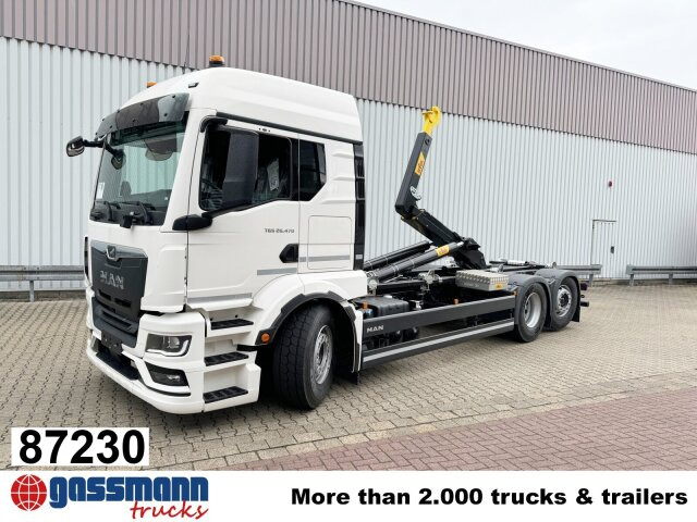 MAN TGS 26.470 6x2-4 LL CH, Retarder, Navi, - Φορτηγό φόρτωσης γάντζου: φωτογραφία 1 MAN TGS 26.470 6x2-4 LL CH, Retarder, Navi, - Φορτηγό φόρτωσης γάντζου: φωτογραφία 1