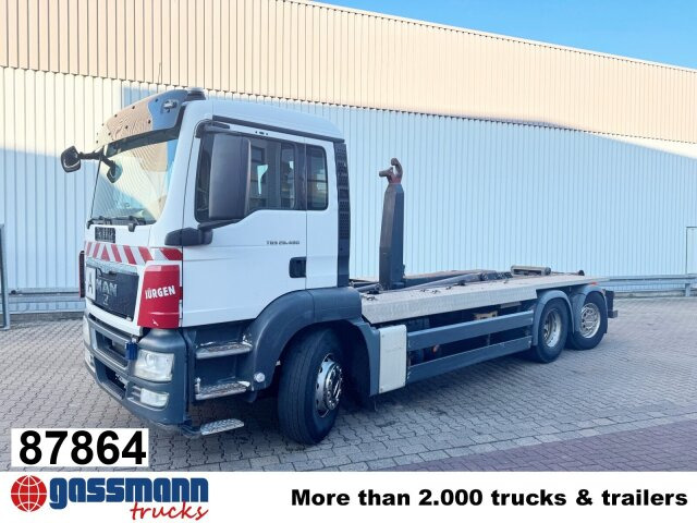 MAN TGS 26.480 6x2-4 BL, Lenk-Liftachse, VDL - Φορτηγό φόρτωσης γάντζου: φωτογραφία 1 MAN TGS 26.480 6x2-4 BL, Lenk-Liftachse, VDL - Φορτηγό φόρτωσης γάντζου: φωτογραφία 1