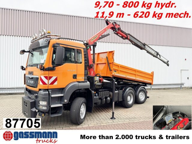 MAN TGS 28.400 6X4-4 BL, Lenk-/Lift, - Φορτηγό ανατρεπόμενο, Φορτηγό με γερανό: φωτογραφία 1 MAN TGS 28.400 6X4-4 BL, Lenk-/Lift, - Φορτηγό ανατρεπόμενο, Φορτηγό με γερανό: φωτογραφία 1