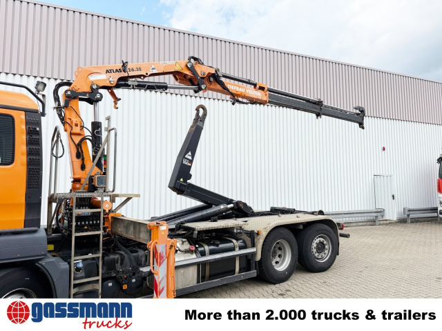 MAN TGS 28.440 6x2-4 BL, Lenk-/Liftachse, Kran Atlas - Φορτηγό φόρτωσης γάντζου, Φορτηγό με γερανό: φωτογραφία 2 MAN TGS 28.440 6x2-4 BL, Lenk-/Liftachse, Kran Atlas - Φορτηγό φόρτωσης γάντζου, Φορτηγό με γερανό: φωτογραφία 2