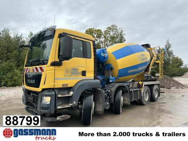 MAN TGS 32.400 8x4 BB, Stetter ca. 9m³ - Μπετονιέρα φορτηγό: φωτογραφία 1 MAN TGS 32.400 8x4 BB, Stetter ca. 9m³ - Μπετονιέρα φορτηγό: φωτογραφία 1