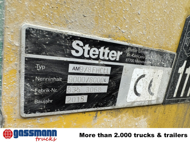 MAN TGS 32.400 8x4 BB, Stetter ca. 9m³ - Μπετονιέρα φορτηγό: φωτογραφία 5 MAN TGS 32.400 8x4 BB, Stetter ca. 9m³ - Μπετονιέρα φορτηγό: φωτογραφία 5