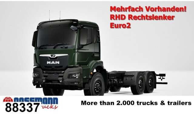MAN TGS 33.440 6x6 BB CH RHD, Euro2, Rechtslenker, - Φορτηγό σασί: φωτογραφία 1 MAN TGS 33.440 6x6 BB CH RHD, Euro2, Rechtslenker, - Φορτηγό σασί: φωτογραφία 1